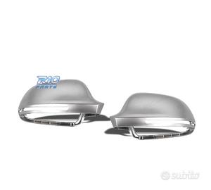 GUSCI SPECCHIETTI AUDI A3 8P 08-10 ALLUMINIO CROMA