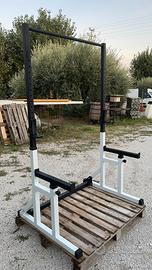 Power Rack con Barra Trazioni integrata come nuovo