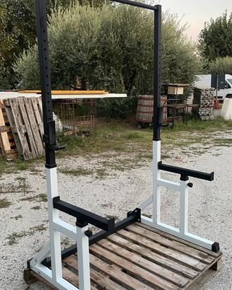 Power Rack con Barra Trazioni integrata come nuovo