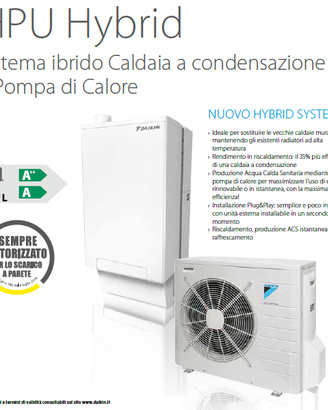 Ibrido Daikin HPU Hybrid 33kW/8kW pdc_caldo
