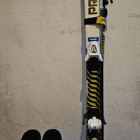 Sci h.130 e scarponi mis.23.0/23.5 per ragazzi