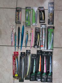 artificiali da spinning, shimano,  jack fin , ima 