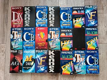 DVD videocassette VHS usate
