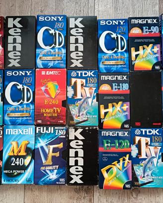 DVD videocassette VHS usate