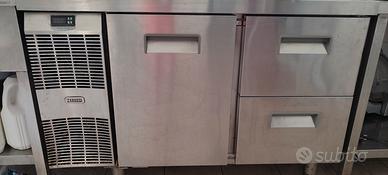 Tavolo frigorifero in acciaio Zanussi Electrolux 