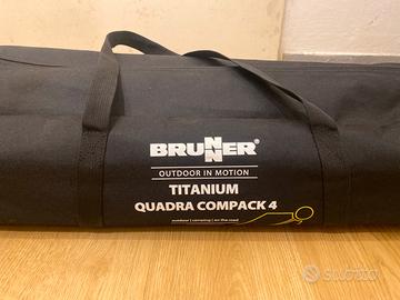 Tavolo campeggio Brunner Quadra Compack 4 Titanium