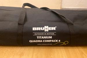 Tavolo campeggio Brunner Quadra Compack 4 Titanium