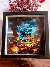 Quadro Mega Charizard con estensione di grafica