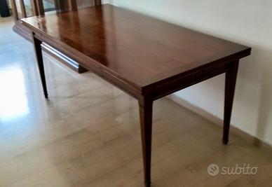 Tavolo legno massello allungabile