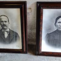 Coppia di ritratti 800 fratelli BINI 800