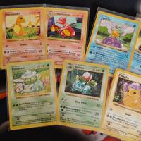 carte Pokemon set base Shadowless no charizard