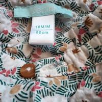 Completo bimba salopette e camicia