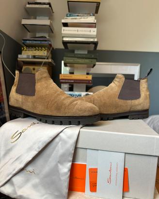 Santoni chelsea boots