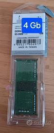SODIMM RAM DDR4 4GB, memoria PC portatile.