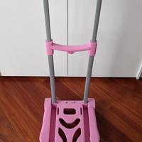 Carrellino porta zaino pieghevole