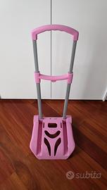 Carrellino porta zaino pieghevole