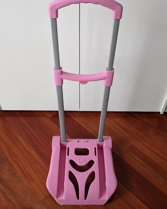 Carrellino porta zaino pieghevole