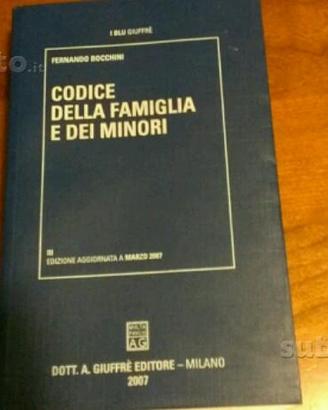 Codice della famiglia e dei minori. F. Bocchini