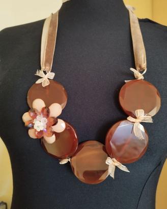 collana artigianale in corniola