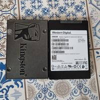 2 ssd sata da 240 gb Kingston e 256 gb Western dig