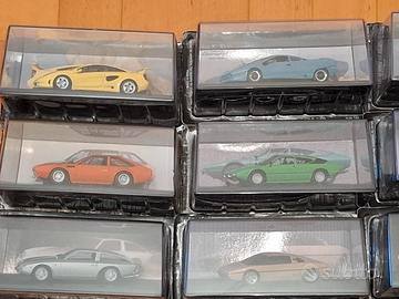 10 Lamborghini scala 1/43 blocco o separatamente