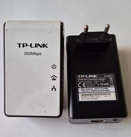 Kit Powerline Adattatori TP-Link 500mbps Convertit