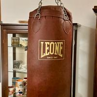 Sacco boxe allenamento LEONE 1947 vintage marrone