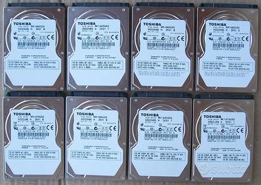 Stock 8 Hard disk Toshiba 160 gb sata 2,5"