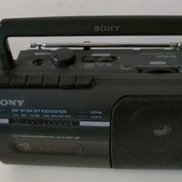 Sony CFM-10 Radio Registratore a Cassette Vintage