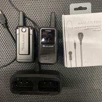 N.4 Walkie Talkie Ricetrasmittente Professionale