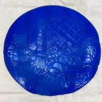 Piatto da portata decorato (diametro 37 cm)