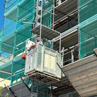 300 kg montacarichi / ascensore da cantiere