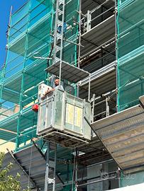 300 kg montacarichi / ascensore da cantiere