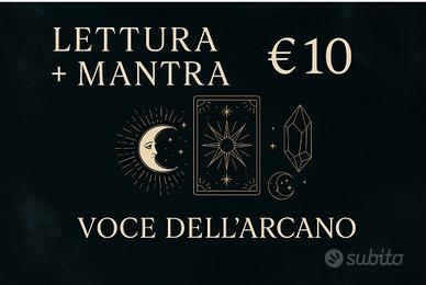 🔮 Lettura Arcani + Mantra Personale