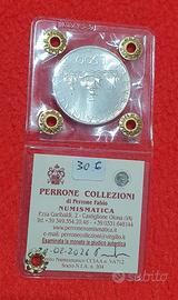 Moneta 500 lire caravelle in FDC periziata