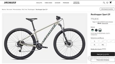 bici SPECIALIZED NUOVA