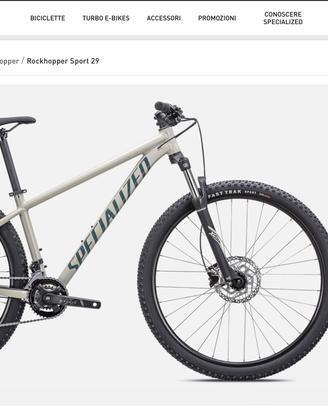 bici SPECIALIZED NUOVA