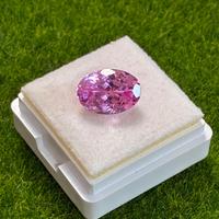 Rubino rosa 5.50 ct taglio Ovale certificato
