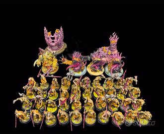 Maggotkin Nurgle Demoni Caos Warhammer 40k AoS 1