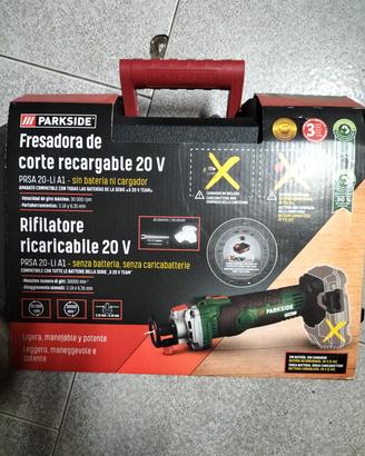 Set Fresatrice Rifilatore Parkside nuovo Sigillato