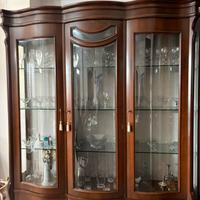 Vetrina in legno massello