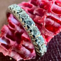 Fedina brillanti e oro bianco