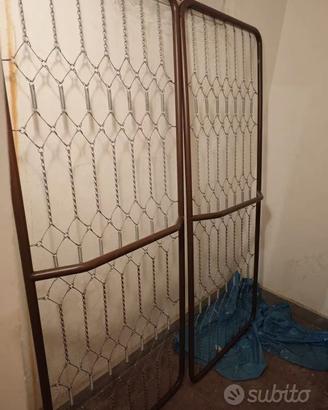 4x Reti singole 80*190cm per matrimoniale