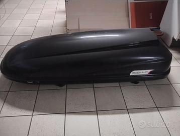 Box travel modula nero lucido 460 lt