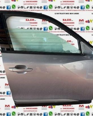 PORTIERA ANTERIORE DESTRA DX PEUGEOT 2008 ANNO 202