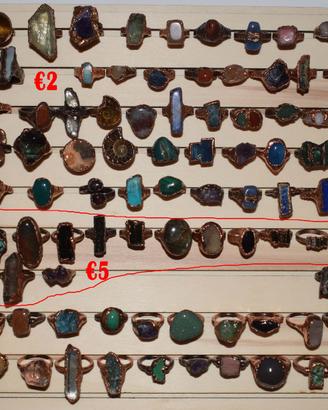 Lotto Gioielli elettroformati in rame