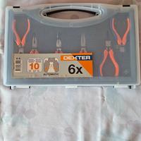 set 6 pinze multiuso dexter con valigetta 