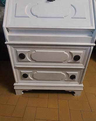 mobiletto segretarie bianco