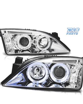 FARI FORD MONDEO MK3 00-07 ANGEL EYES FONDO CROMAT