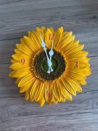 Orologio da parete girasole